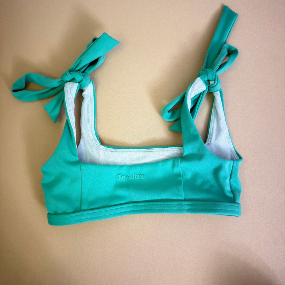 Jo+Jax Love Me Knot Dance Top Jungle Green Youth Medium YM Like New - Picture 2 of 7